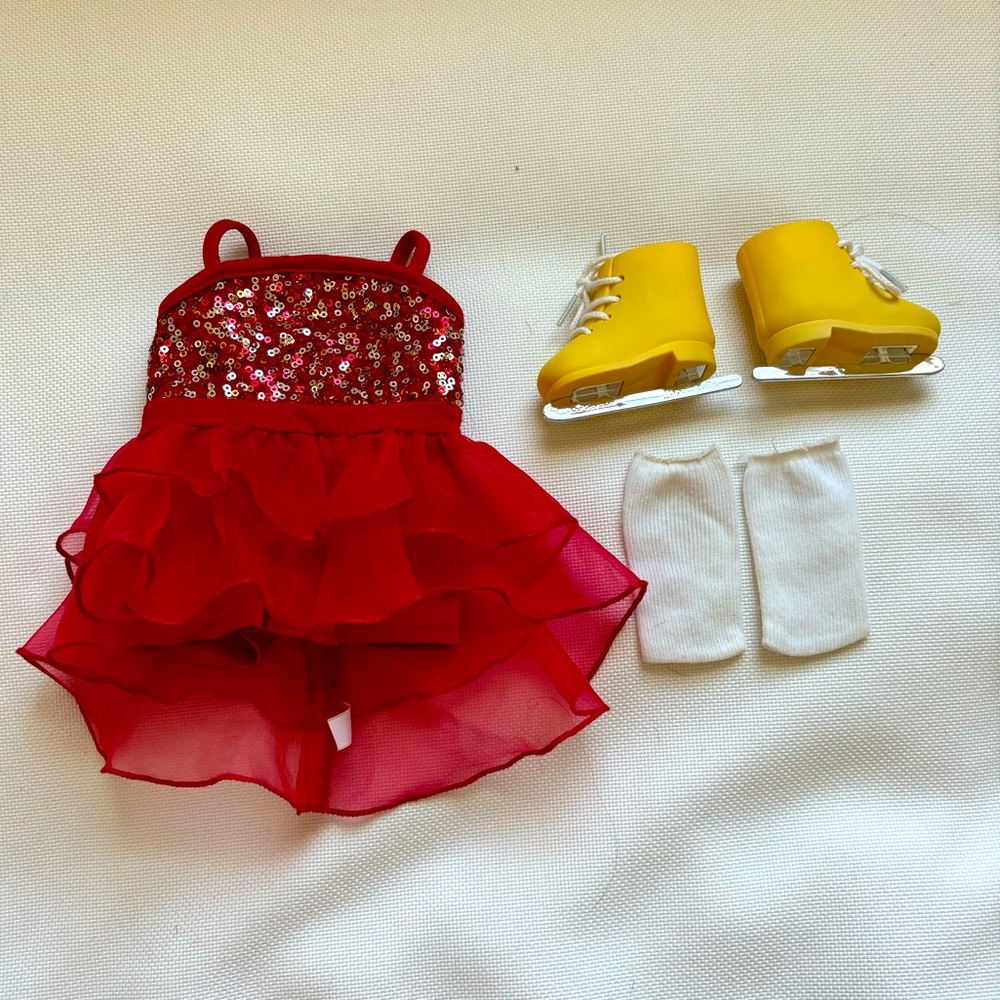 American girl ice skating outfit